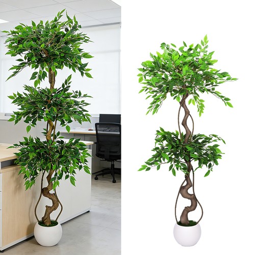 Kunstpflanze ficusbaum topf - ficusbaum,