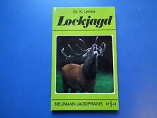 DDR Fachbuch Handbuch Jagd Jäger- Lockjagd  Lemke gebunden top Zustand 1982