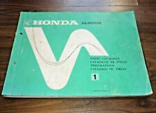 HONDA XL250S Enduro Motorrad 1978- original ERSATZTEIL KATALOG ETK