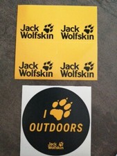Werbe-Aufkleber Jack Wolfskin