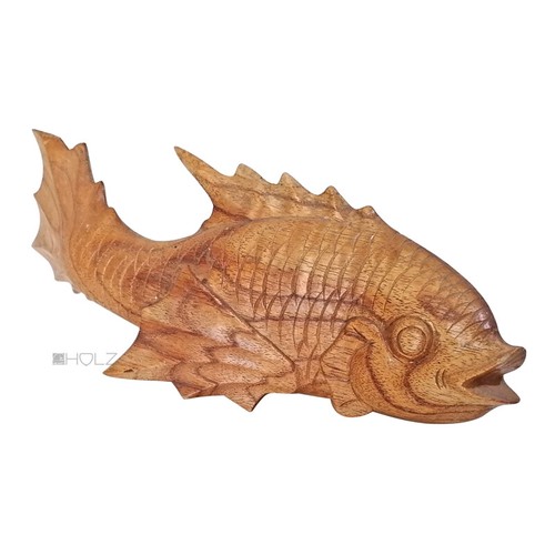 Fisch geschnitzt teak holz - geschnitzt,