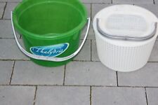 Köderfischeimer 12 L Behälter mit Einsatz für Angeln Meer Fluss See  # 14