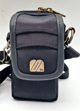 Bilora Milano Kamera Tasche Fototasche schwarz mit extra Fach für Batterien etc.