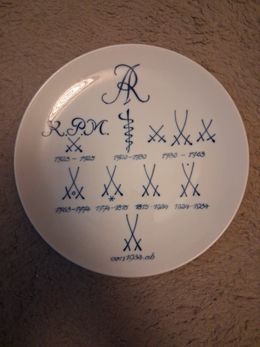 Meissen original sammlerteller - original,