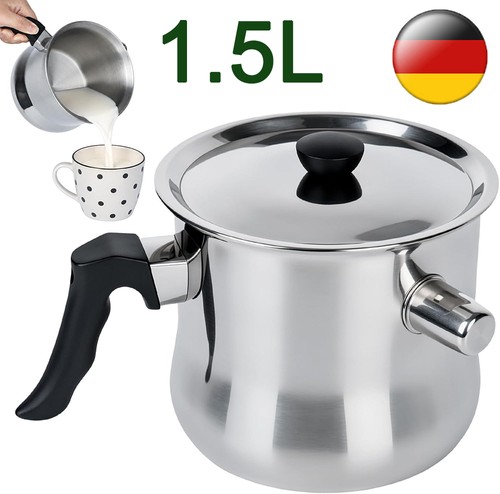 Edelstahl milchtopf mit - 1,5l,