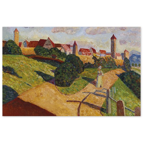 Wassily kandinsky alte stadt - kandinsky,,