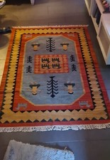 Handgeknüpfter Perserteppich Gabbeh Kashguli Teppich Orient TOP Zustandschurwoll