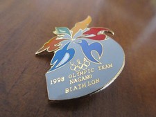 Pin Nagano 1998 Olympia Biathlon Olympics 