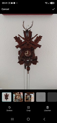 Mechanische holz kuckucksuhr - mechanische, holz-kuckucksuhr