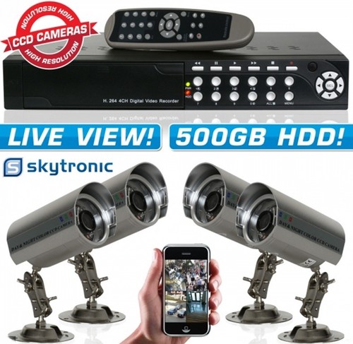 Skytronic plug play dvr 4ccd - skytronic,