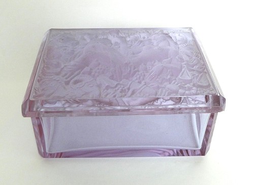Art deco deckeldose mit - deco,