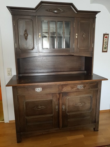 Altes antikes wohnzimmerbuffet - antikes,