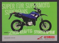 Ansichtskarte Motorrad Reklame Yamaha DT125X Super für Supermoto