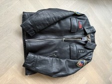 Original Blauer Lederjacke
