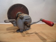 Handschleifmaschine Handschleifbock FLOTT mit Kurbel Deko Vintage