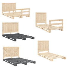 Massivholzbett Einzelbett