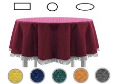 Gartentischdecke mit Fransen