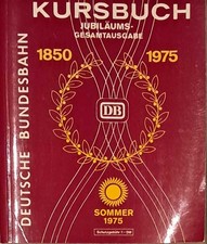 DB - Kursbuch  Sommer 1975 (Jubiläums-Gesamtausgabe 1850 - 1975) KOMPLETT RAR !