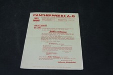 alter Druck Pantherwerke AG