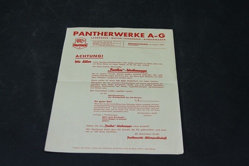 Alter druck pantherwerke - druck, ag