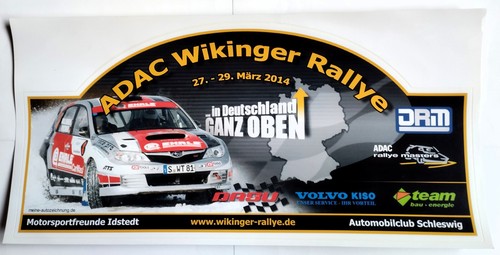Großer rallyeaufkleber adac - rallyeaufkleber,