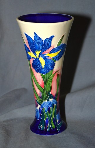 Vase keramik blue - keramik,, iris,
