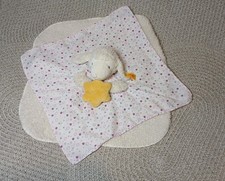 Schaf Lamm mit Stern SCHMUSETUCH Steiff  Schnuffeltuch rosa  Kuscheltuch 