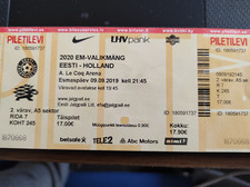 Ticket Estland - Niederlande  08.09.2019