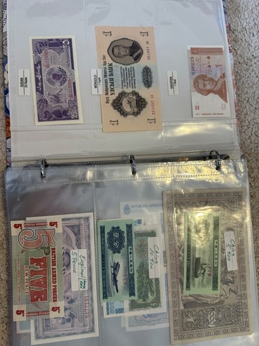 Banknoten sammlung weltweit - ,