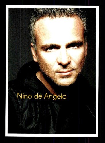 Nino angelo autogrammkarte - nino,