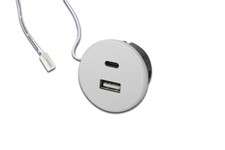 Hera USB-A + USB-C Steckdose