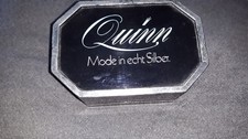 QUINN 925 FS Franz Scheuerle echt Silber massiv Spangenuhr mit originaler Box  