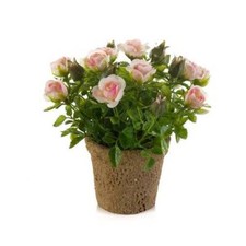 künstliche Mini Rosen im Topf