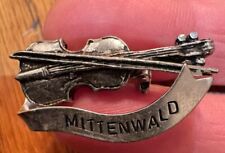 BROSCHE mit VIOLINE / Geige, Mittenwald, Vintage 80er & Violin CD als Geschenk