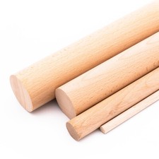 Holzrundstab buche glatt - buche,