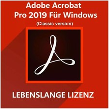 Adobe Acrobat Pro 2019 | PDF-Editor | Lebenslange Nutzung | 1 Gerät | Windows
