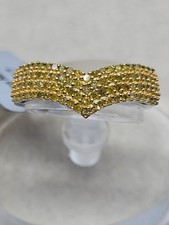 Gelber Diamant Ring in 9k