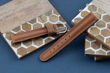 Alain Silberstein Lederarmband Armband 18mm braun brown mit Dornschließe