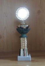 1 Trophäe Pokal 27cm mit Gravur + Emblem #2039 (Sport + Freizeit Ehrenpreis)