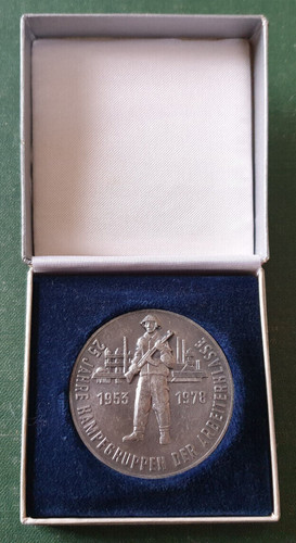 Ddr medaille nva 25 - medaille,