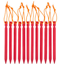 Zeltheringe 12x Ultraleicht Aluminium✅18cm Erdnagel Sandheringe Camping Festival