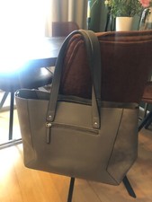 Schultertasche Shopper Handtasche Hallhuber grau