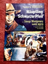 Häuptling Schwarzer Pfeil Kinoplakat Poster A1, Western, George Montgomery