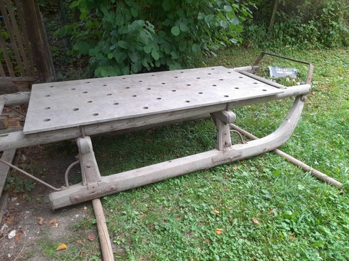 Antiker transportschlitten - antiker,