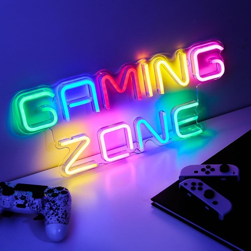 Neon led gaming room deko - room,
