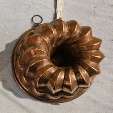 Vintage Kupfer Gugelhupf Backform Gugelhupfform alt 19cm 