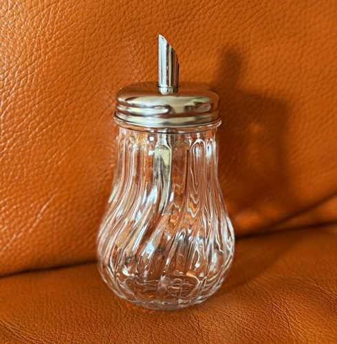 Zuckerstreuer glas transparent - zuckerstreuer,