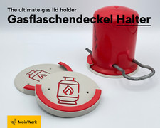 Gasflaschendeckel Halterung | Gasflaschenkappenhalterung | Halter für Gasflasche