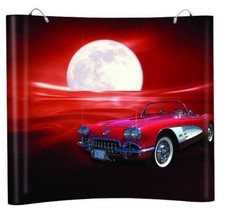 Pop-Up Bannerständer HxB: 226,5x402 cm Werbedisplay Banner Werbeaufsteller NEU