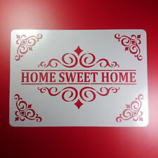 A4 Schablone Home Sweet Home